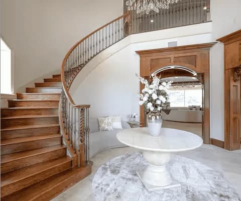 Grand staircase entrance